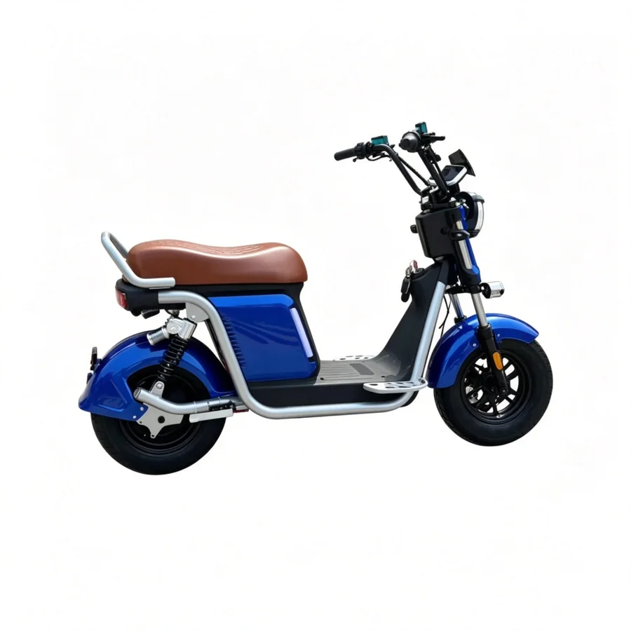 New Harley blue retro 1500W electric scooter